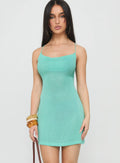 Cote Mini Dress Aqua