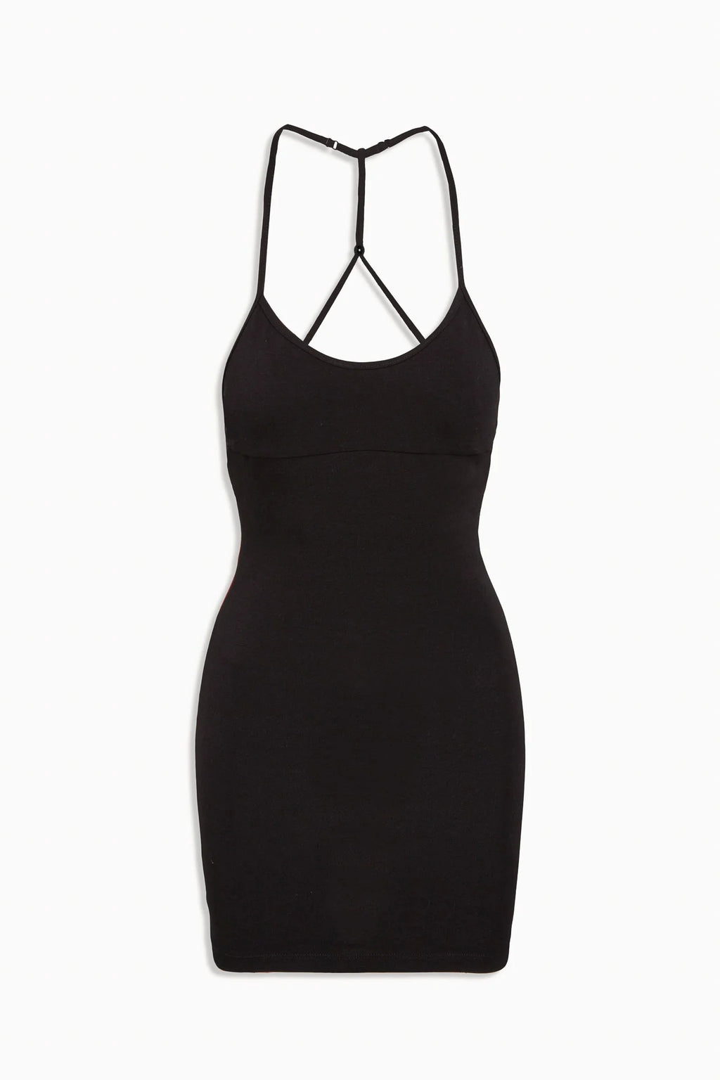 x JENNIE Carla Cotton Mini Dress - Black