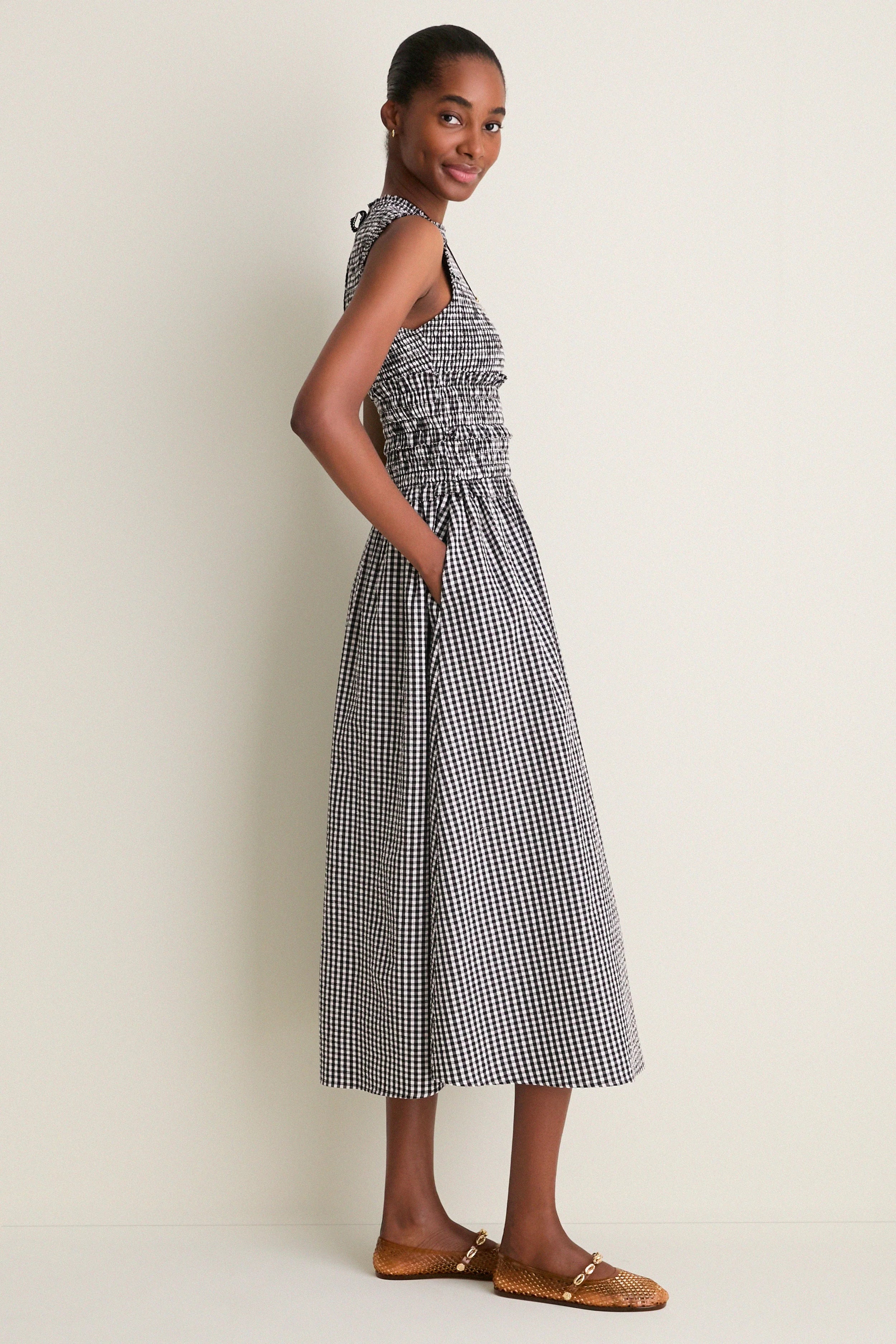 Black and White Louise Dress