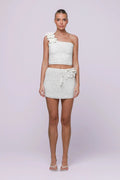 Lily Mini Skirt - Ivory