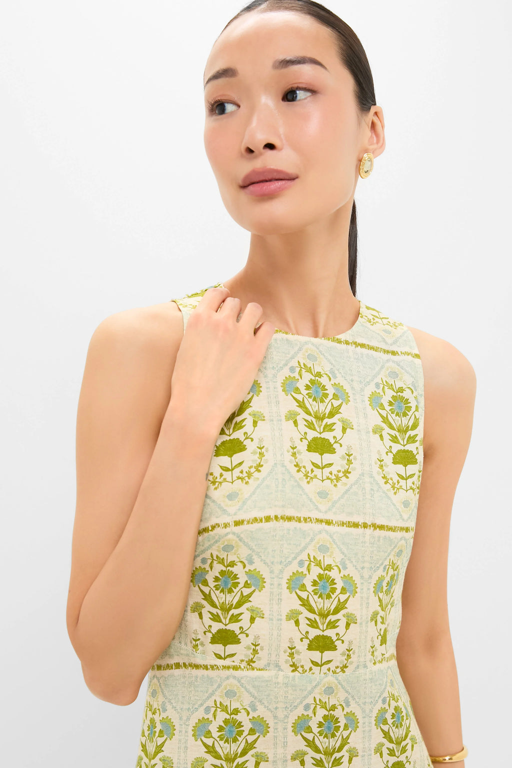 Green Trellis Faith Dress