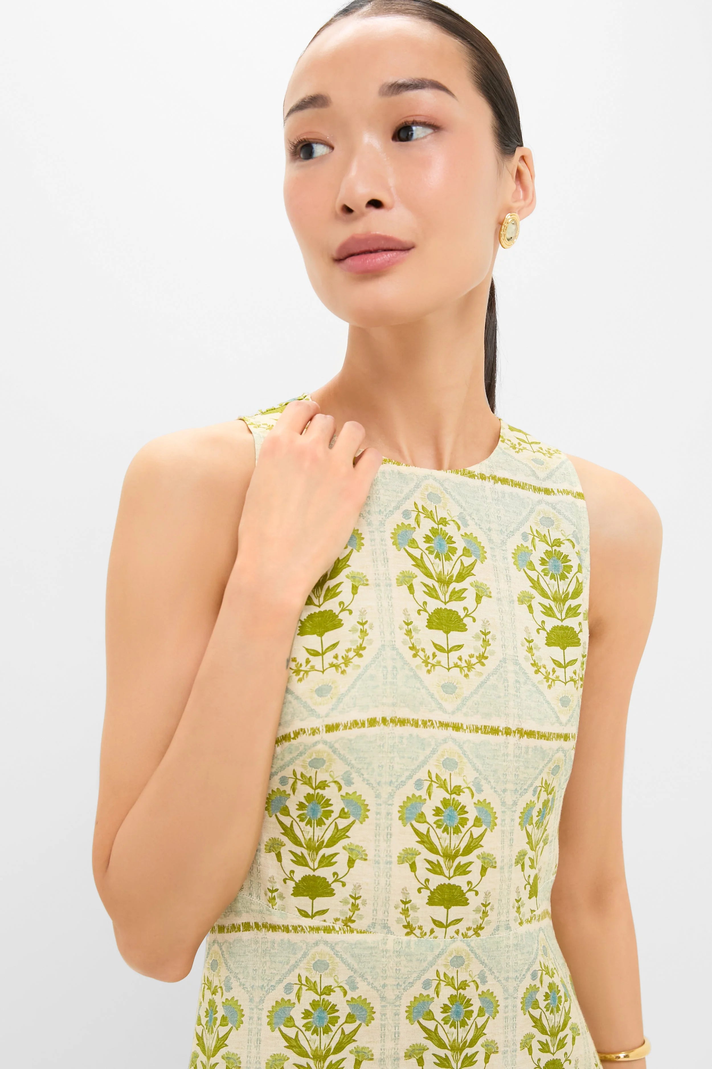 Green Trellis Faith Dress