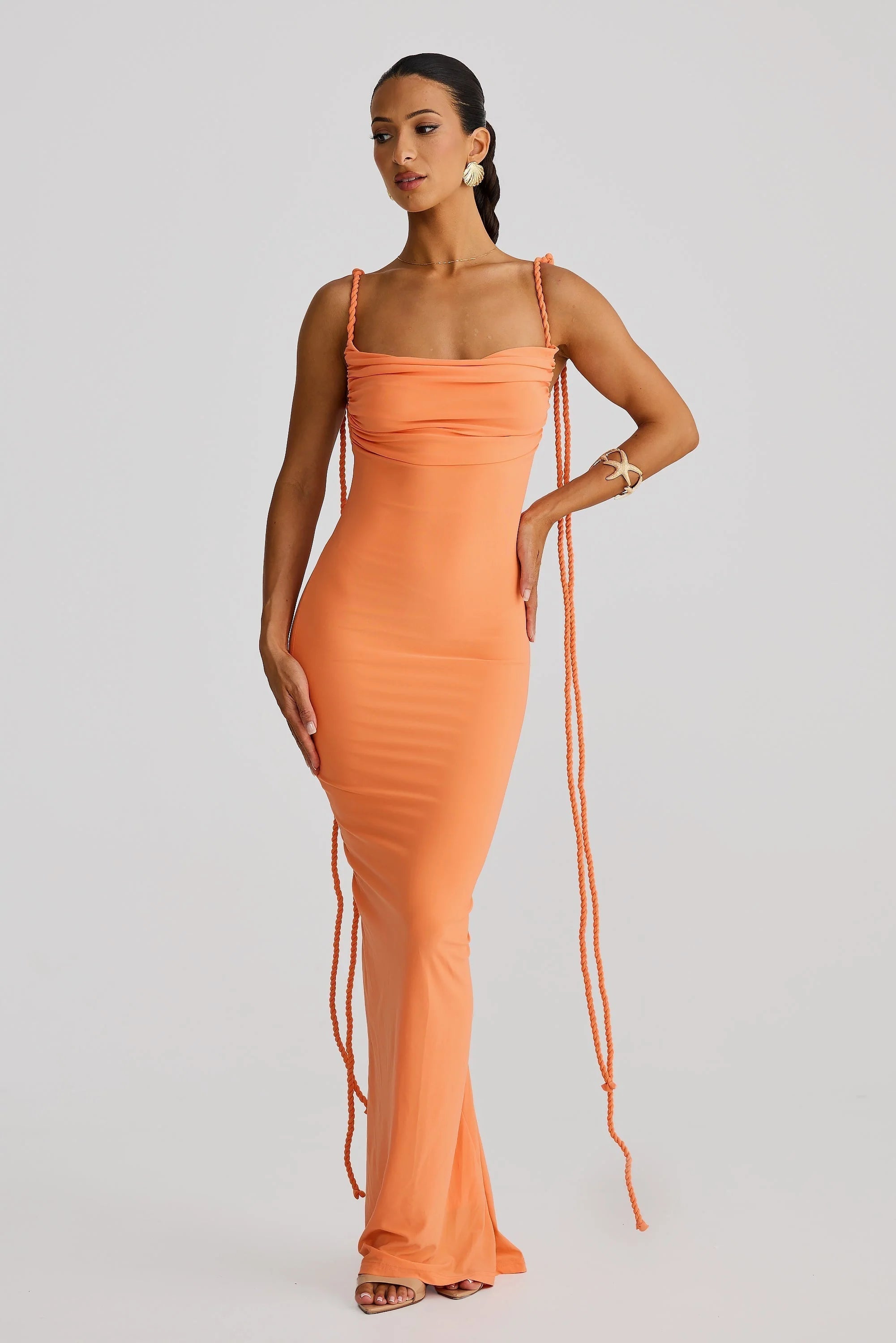 Amora Gown - Papaya