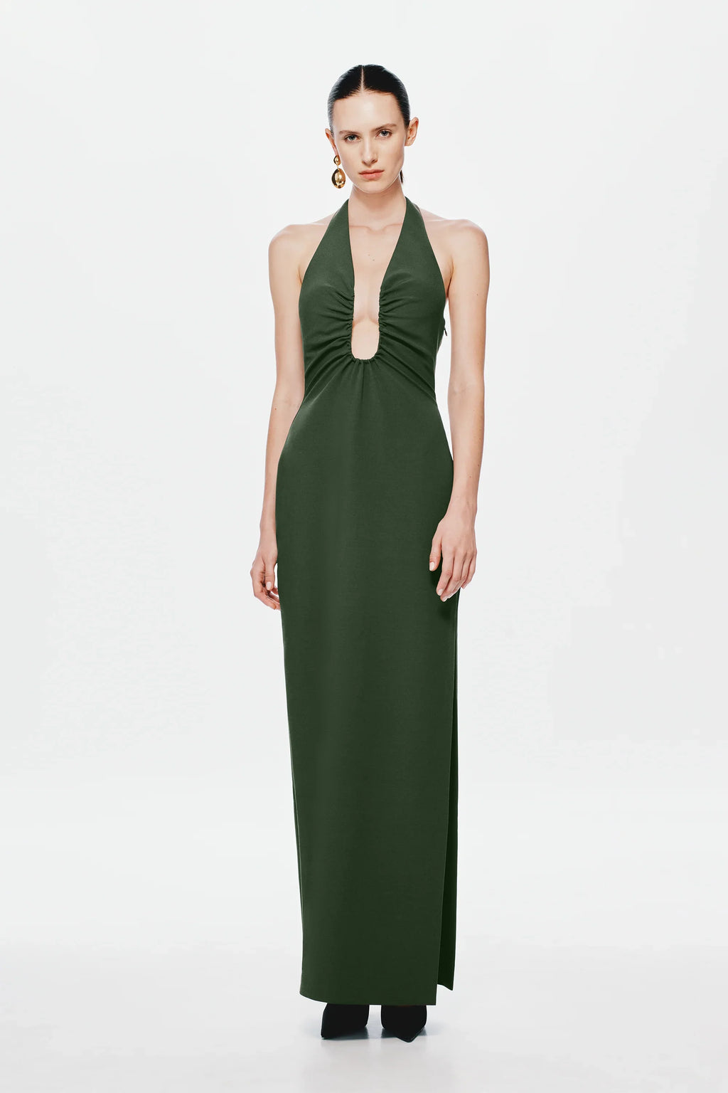 Misha Alusia Maxi Dress - Moss