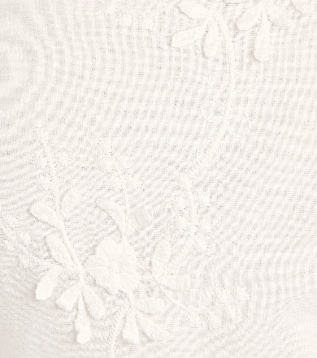Cottage Charm Eyelet Mini Dress