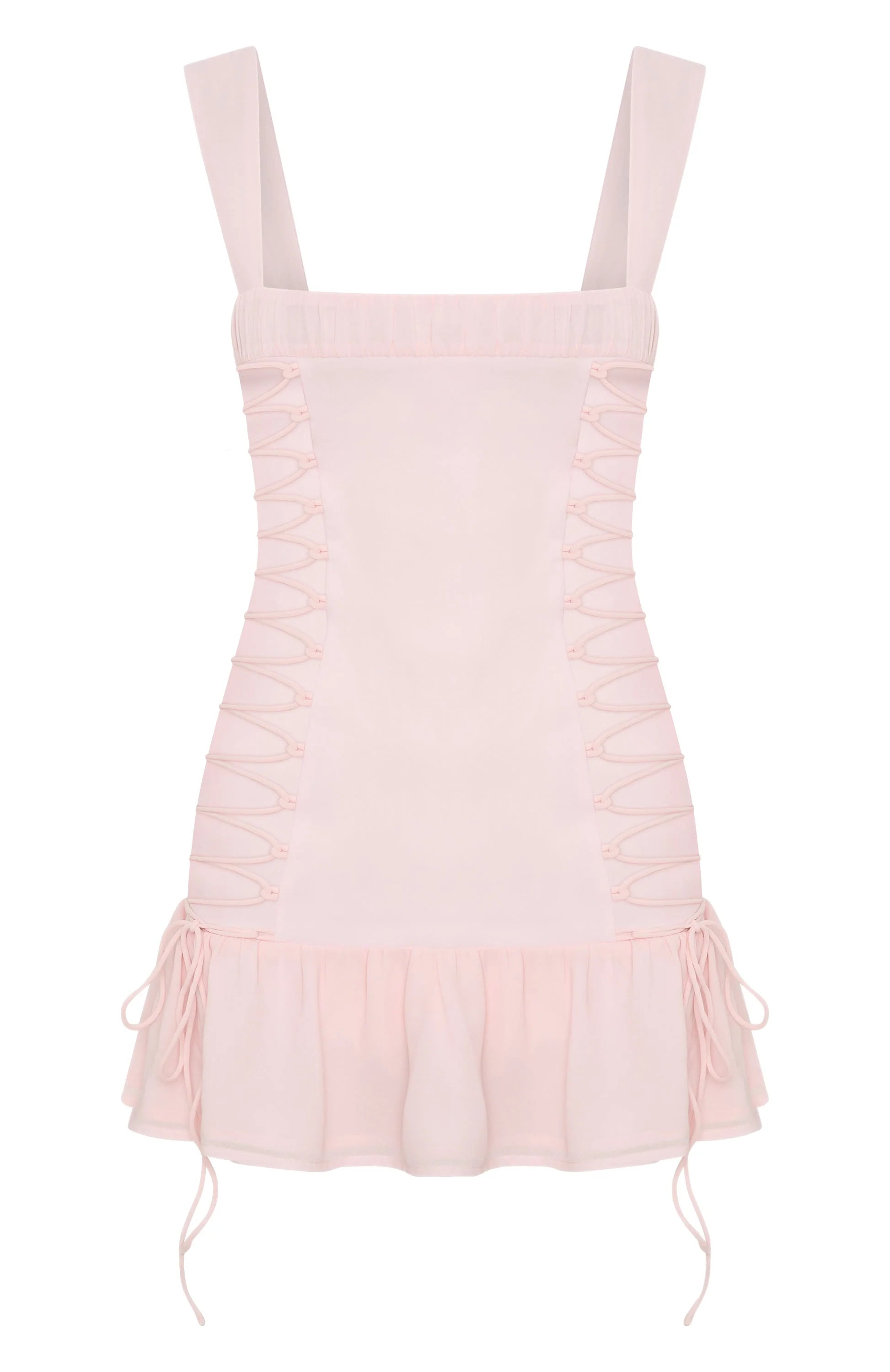 Rush In Mini Dress Baby Pink