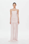 Misha Ember Wrapped Maxi Dress - Dusty Pink