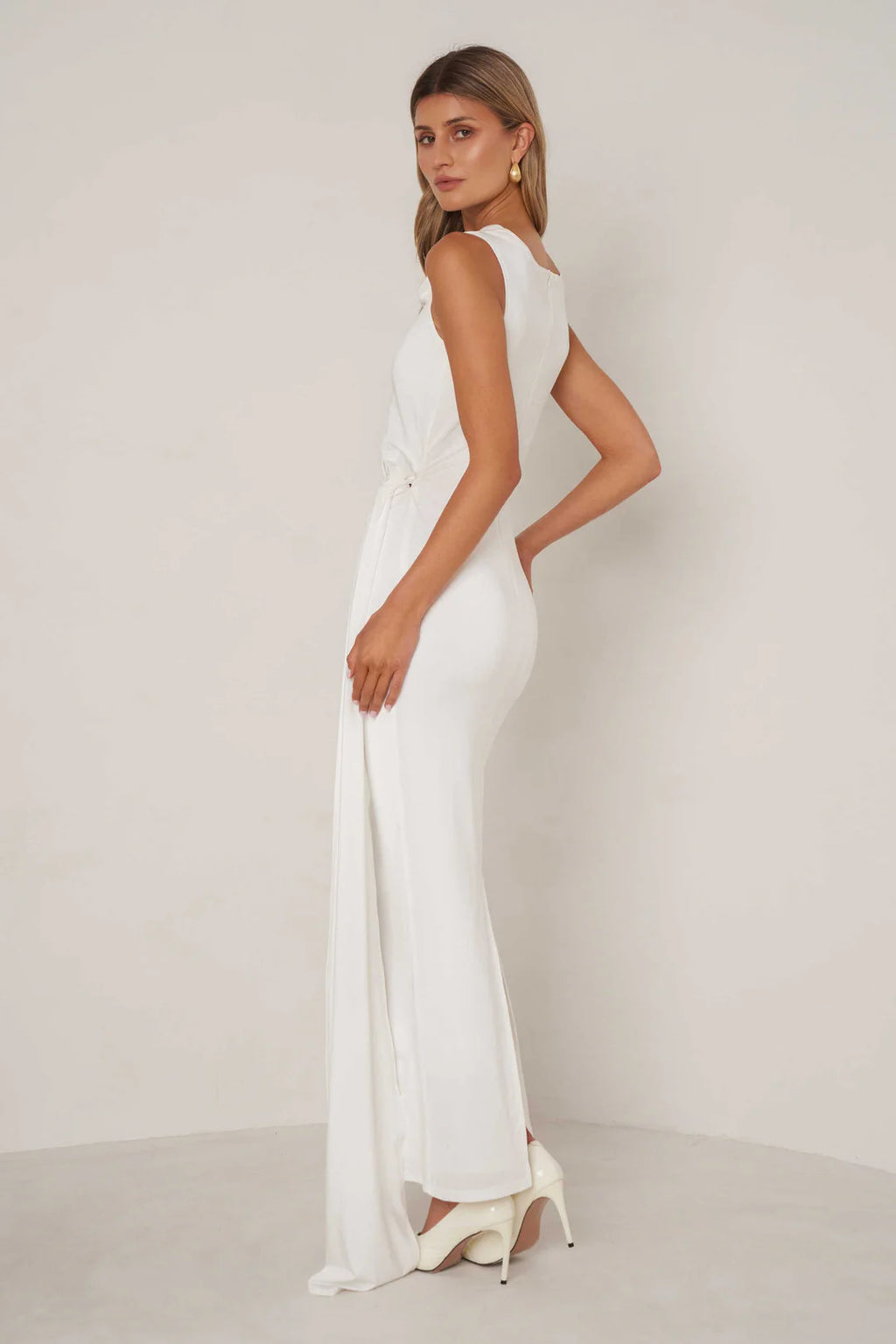 Natalia Dress - White
