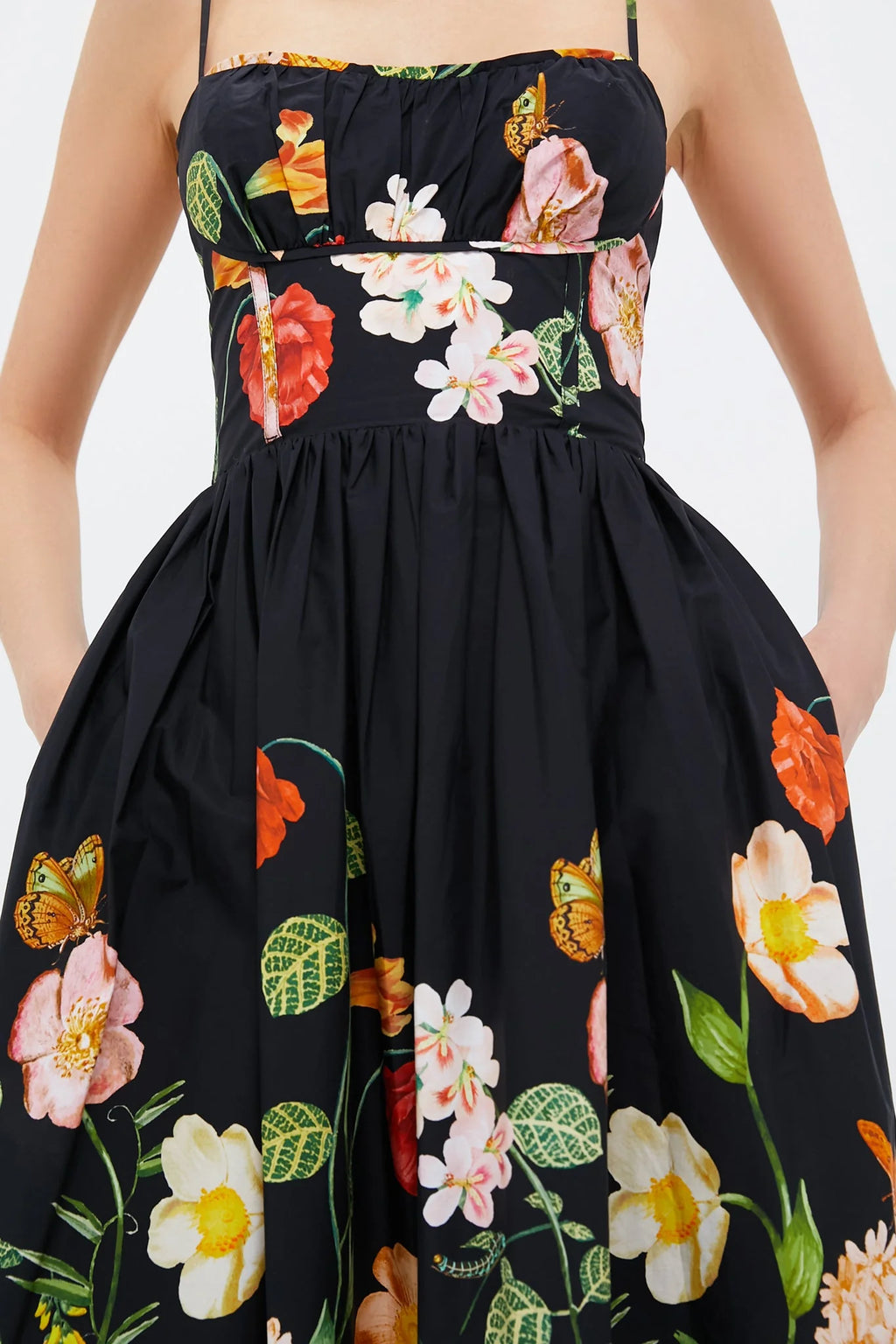 Nectar Black Alba Midi Dress