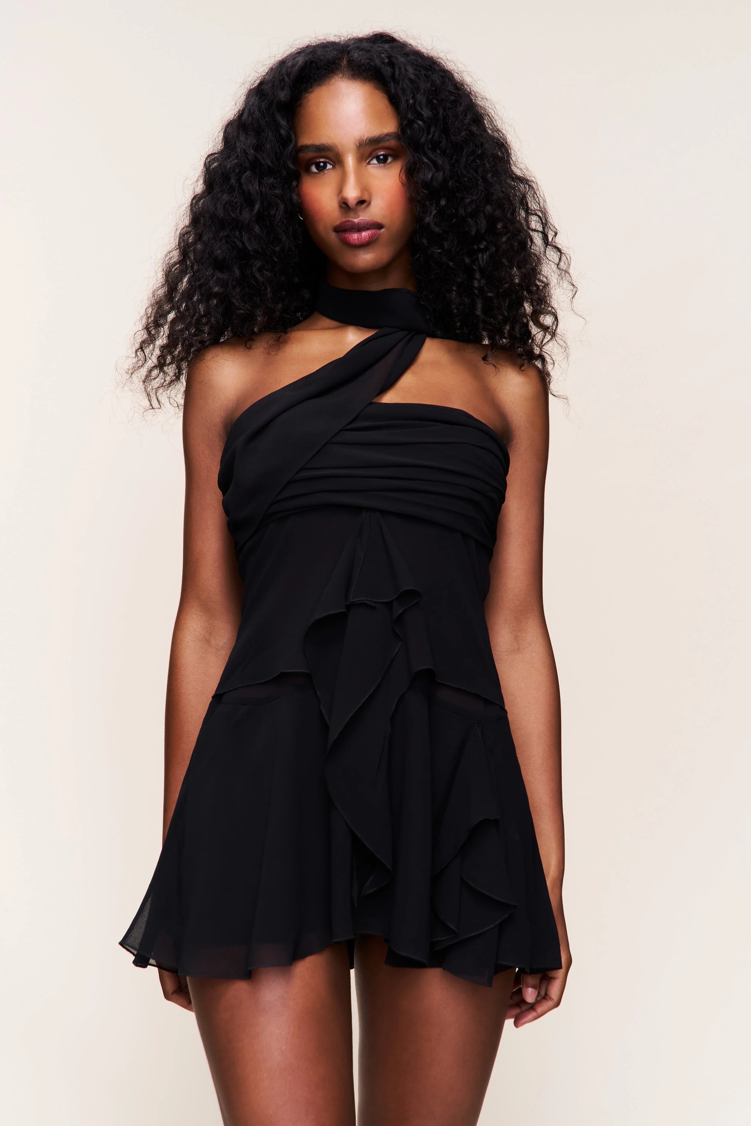 Chiffon Wrap Dress