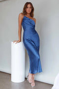 Taking Bets Midi Dress - Navy