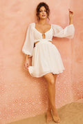 Like Honey Mini Dress - White