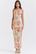 Effie - Enchanting Floral Maxi Dress with Elegant Cut