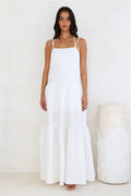 Diamond Affair Maxi Dress White