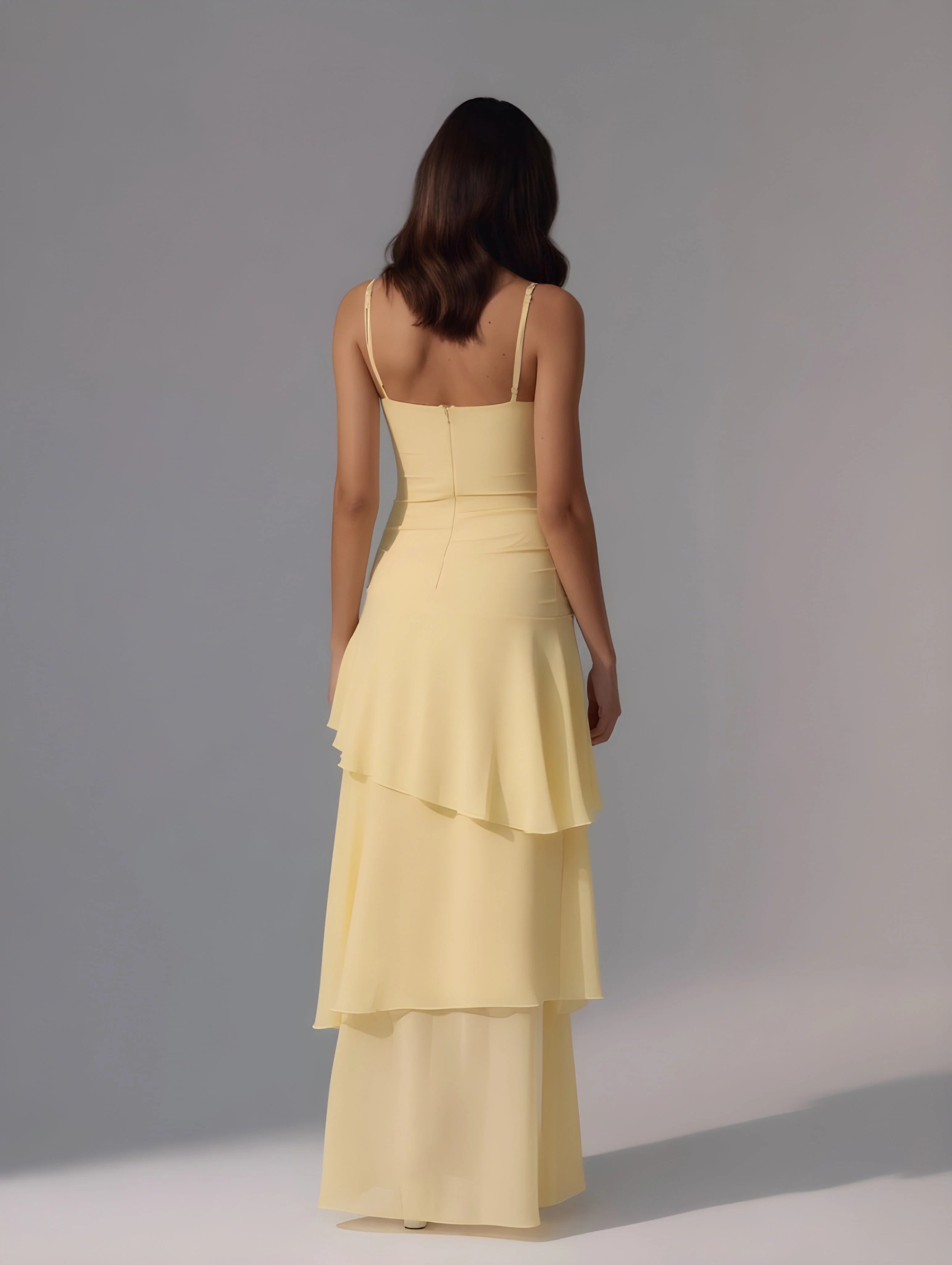 Livette - Long Ruffle Maxi Dress