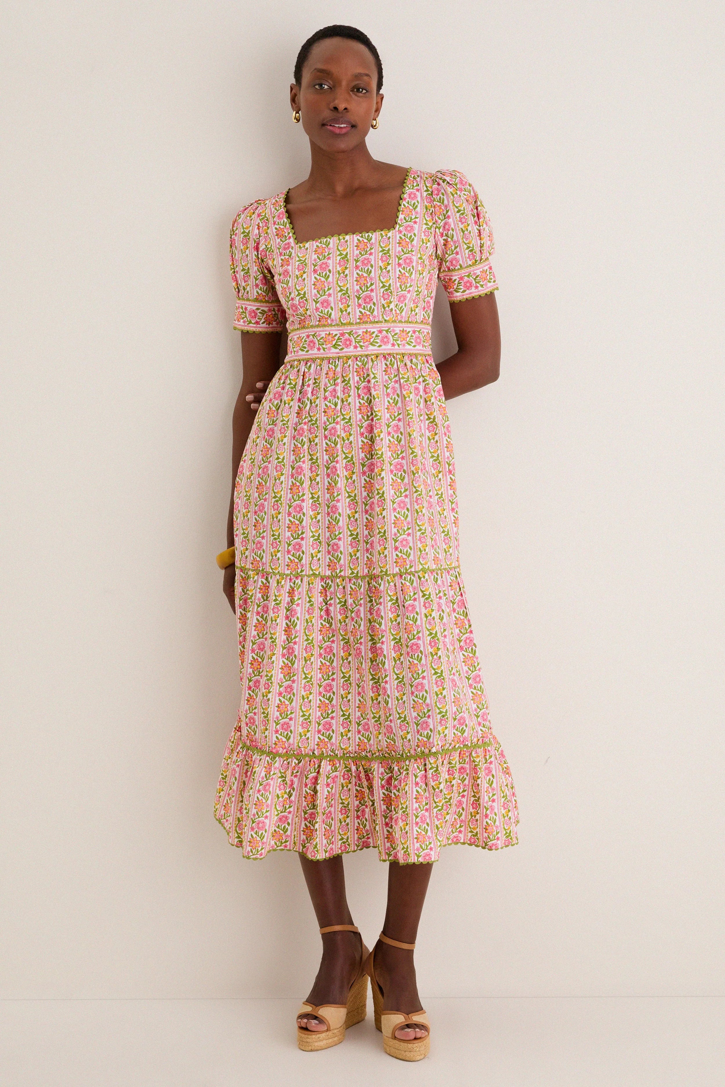 Moghul Border Evelyn Dress