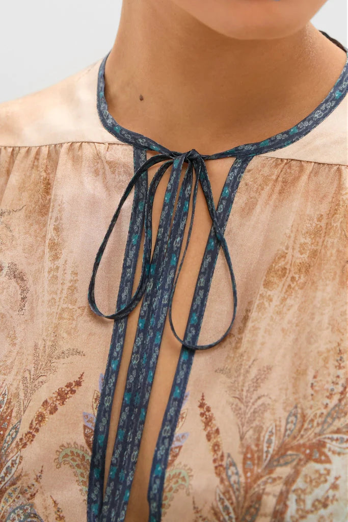 Tapestry Blue Multi Wanderlust Tunic