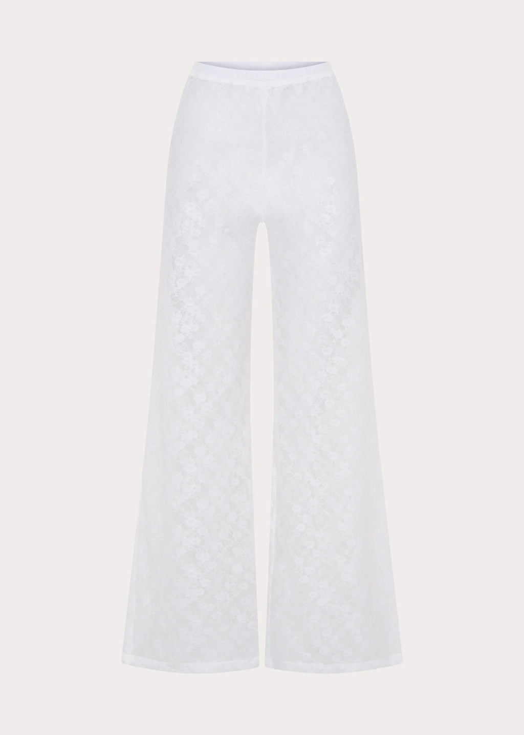 Matcha Lace Pants - White