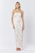 Valeria Floral Dress - Pink