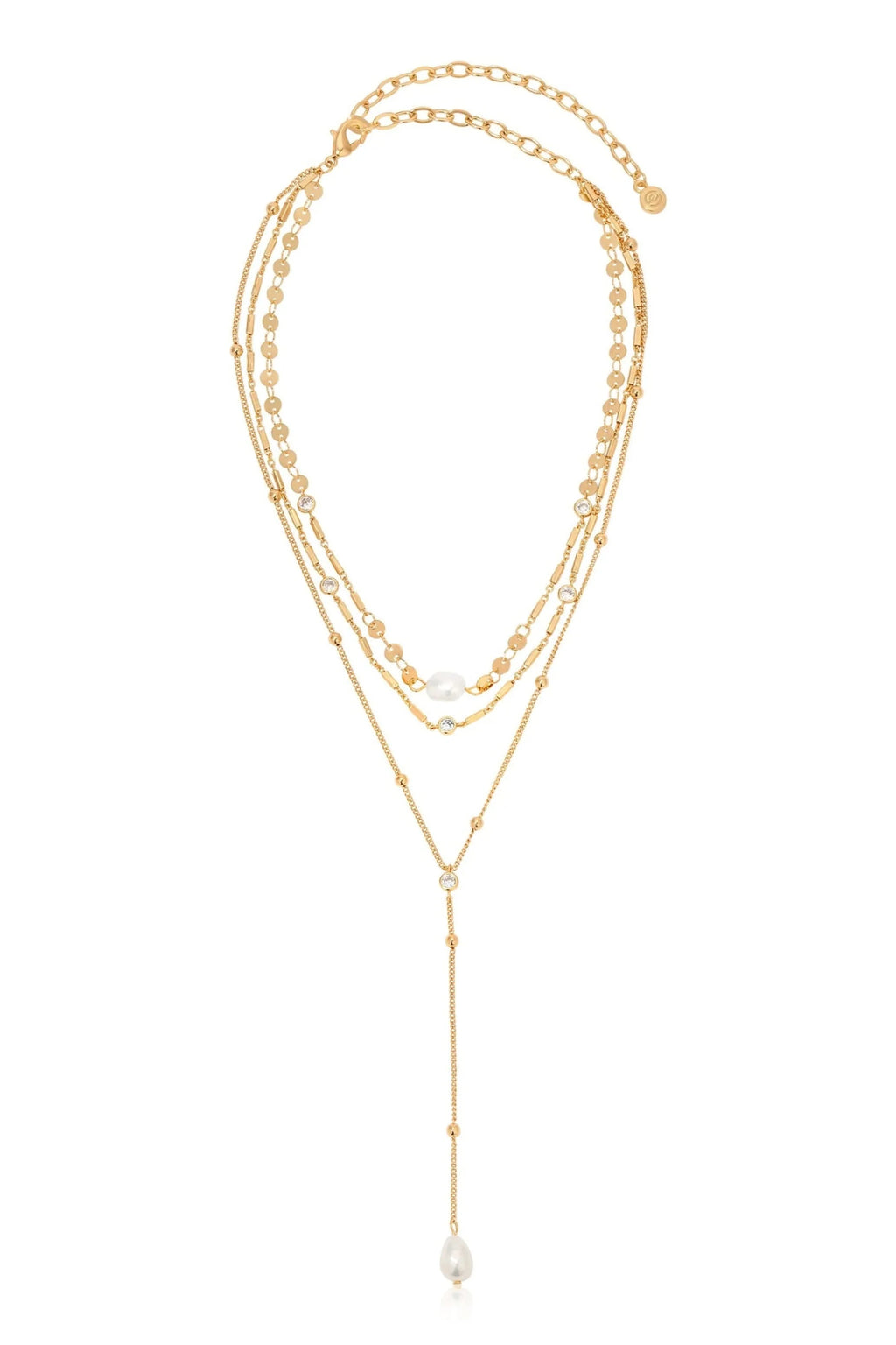 Forever Falling Pearl Lariat