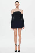 Misha Riptide Mini Dress - Black