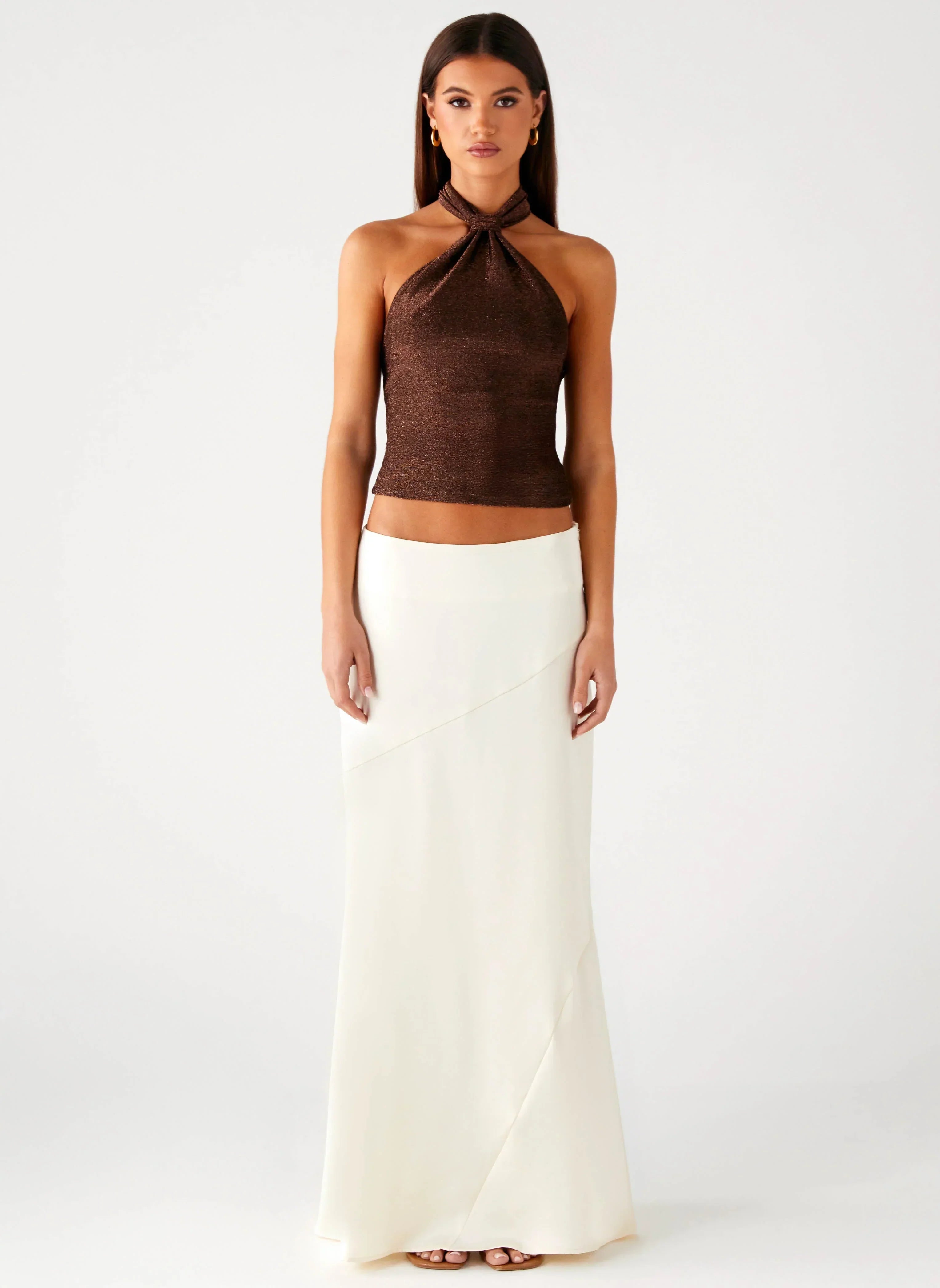 Amber Light Top - Chocolate