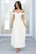 Soft Serve Off Shoulder Maxi Dress