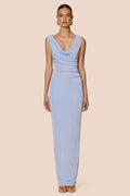 Nookie Crush Drape Maxi Dress - Lavendar