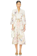 Rebellion Button Midi Dress