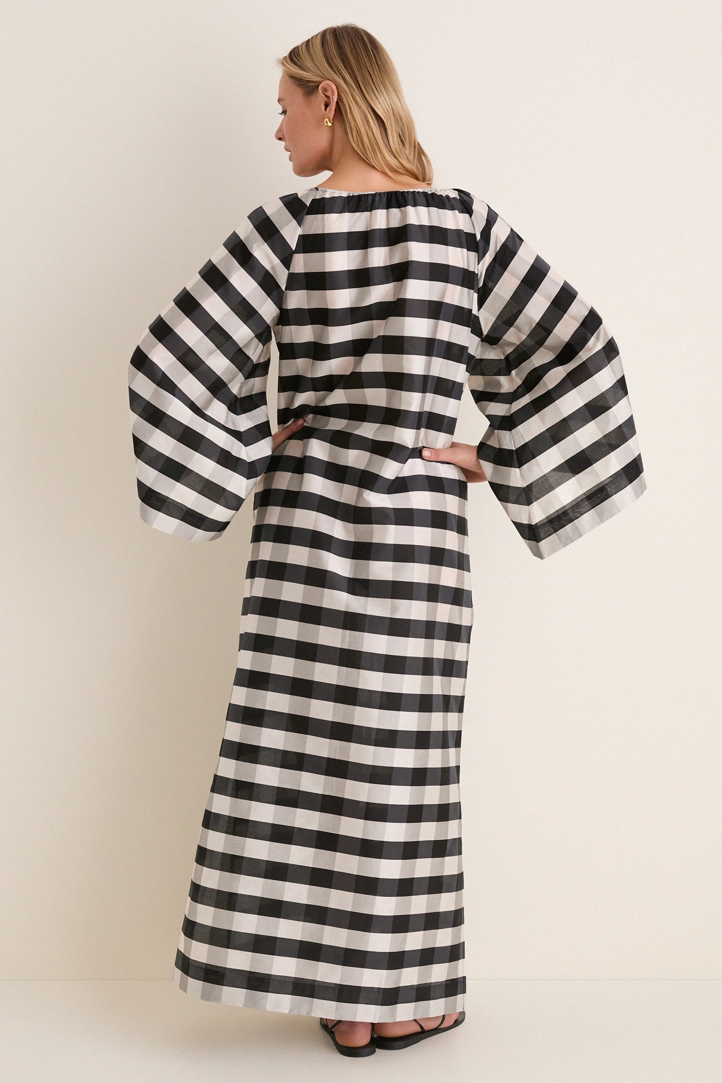 Midnight Check Claudine Dress