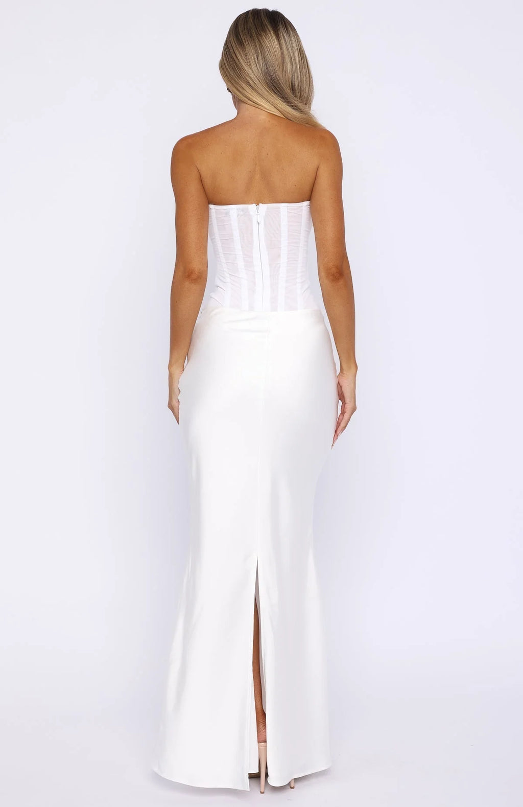 Forever Starts Now Maxi Skirt Off White