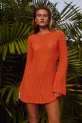 Juniper Mini Dress - Rust