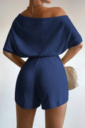 Miami Knit Romper - Steel