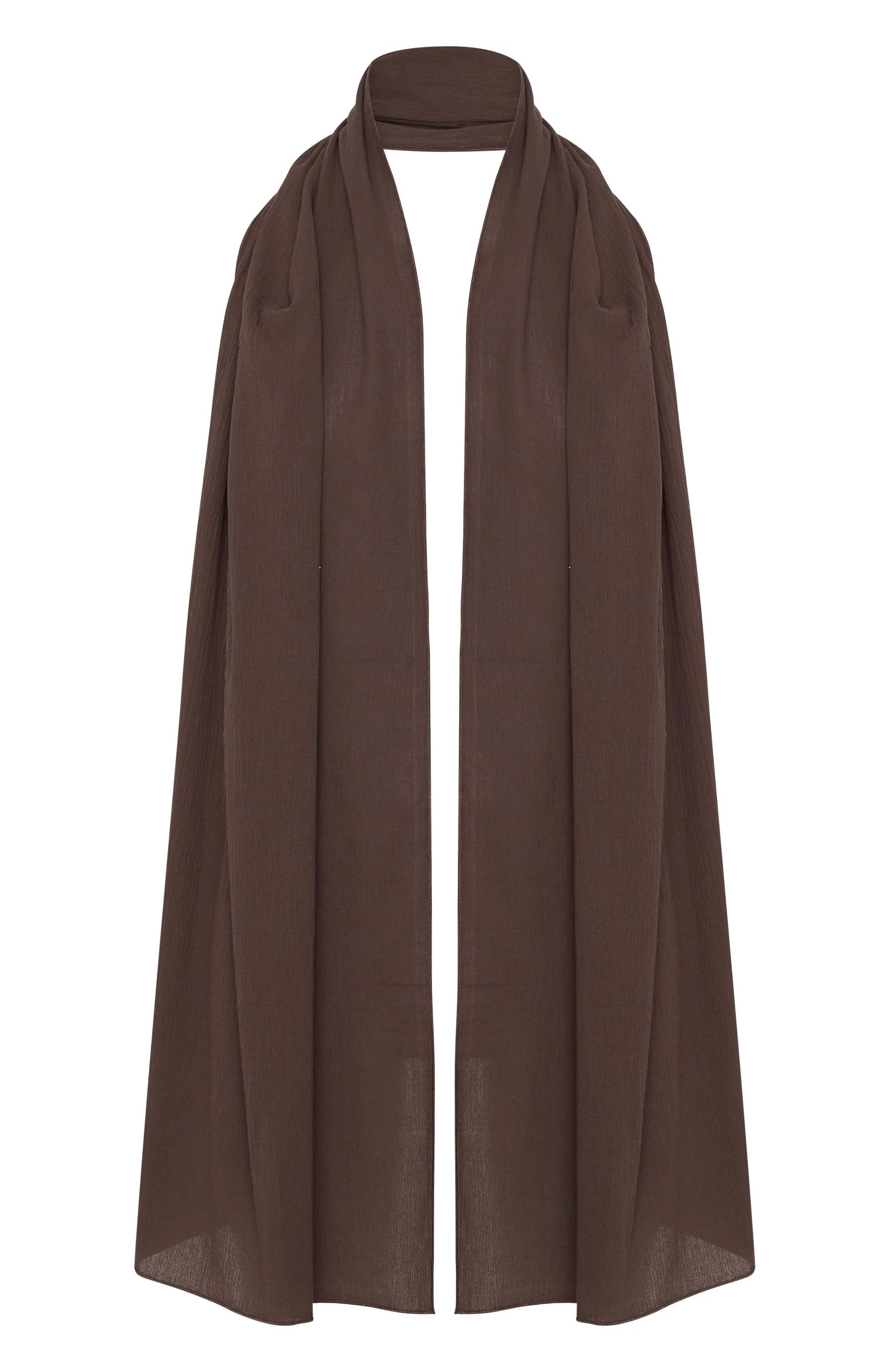 Coming Up Scarf Chocolate