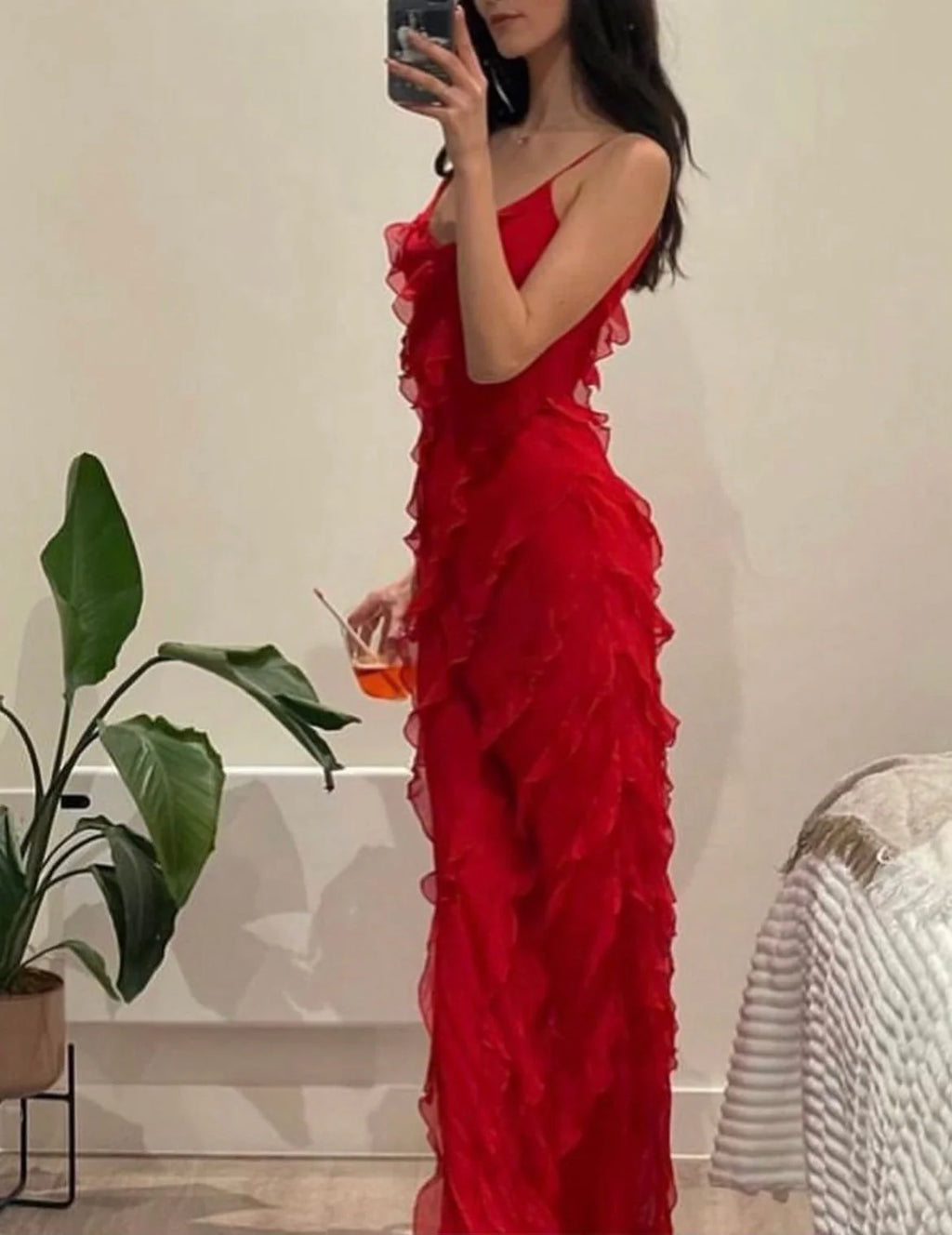 Amorie - Ruffle Dress with Romantic Look