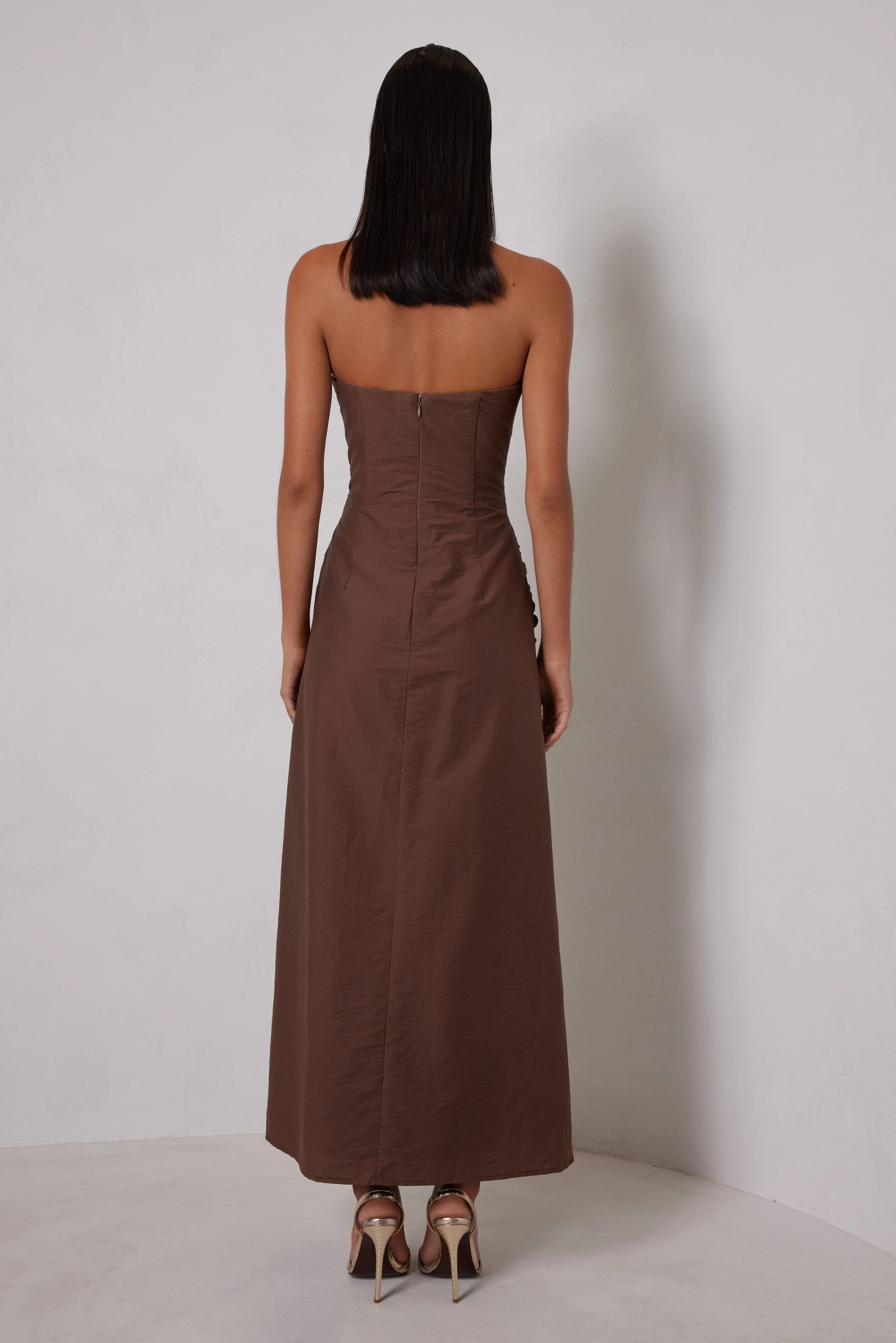 Briella Dress - Chocolate