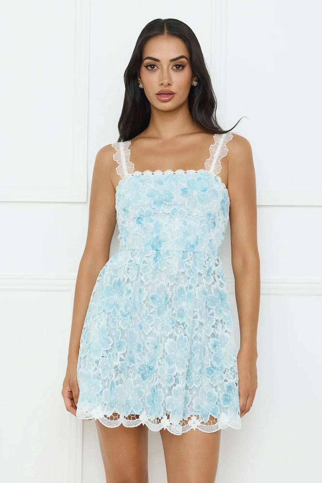 Vivid Bloom Mini Dress