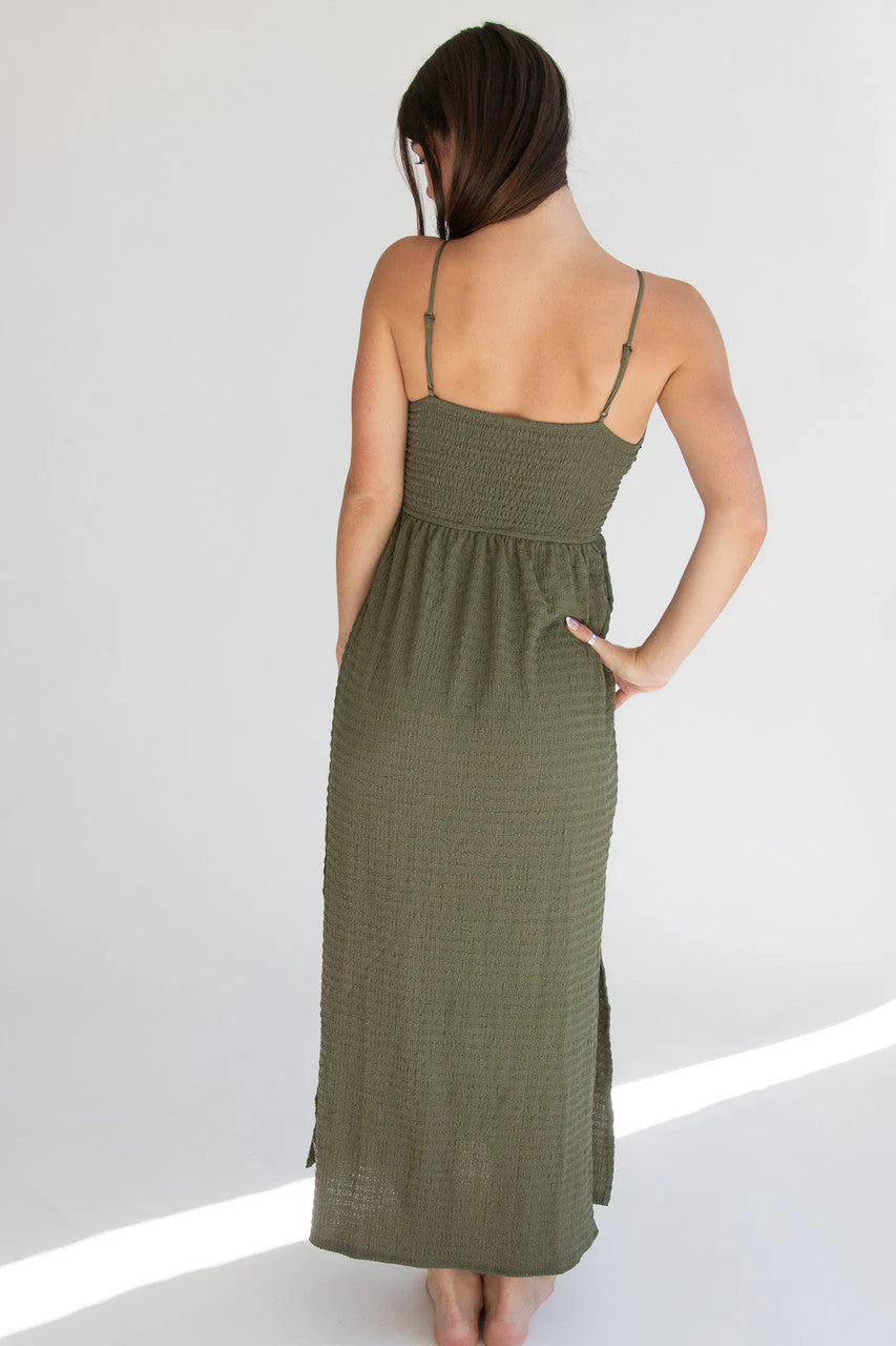 Floral Lace Top Gauze Maxi Dress