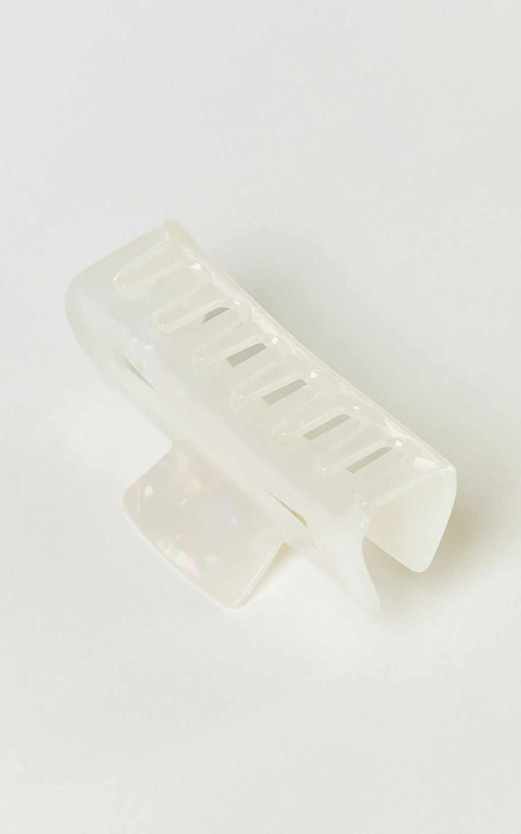 Wilda Hair Clip - Rectangle Claw Hair Clip in Cream