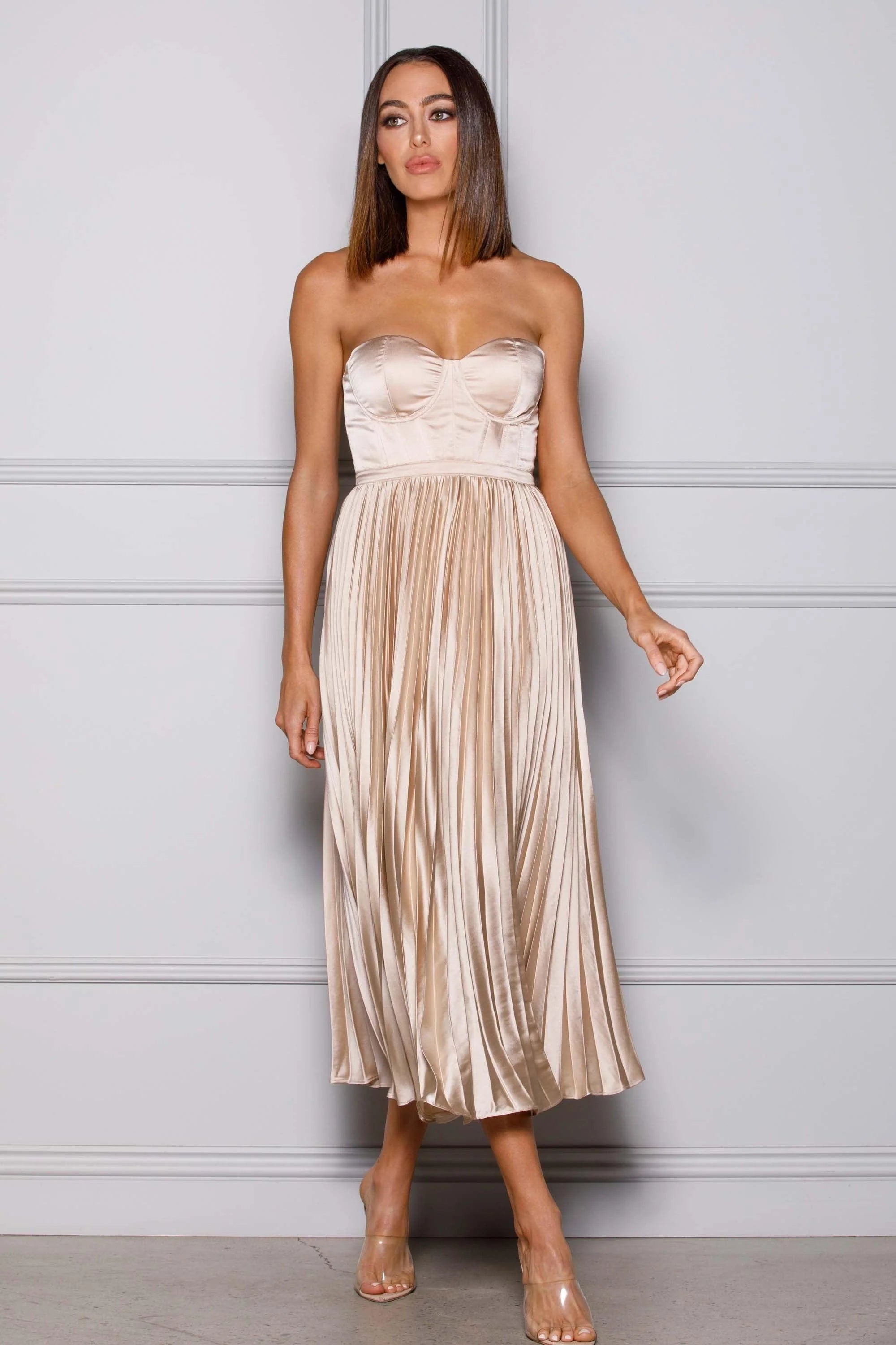 Milan Dress - Champagne