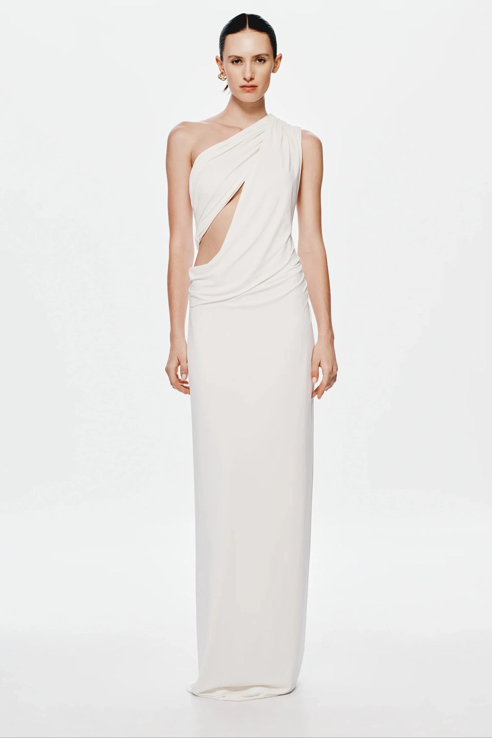 Misha Solstice Cupro Maxi Dress - Ivory