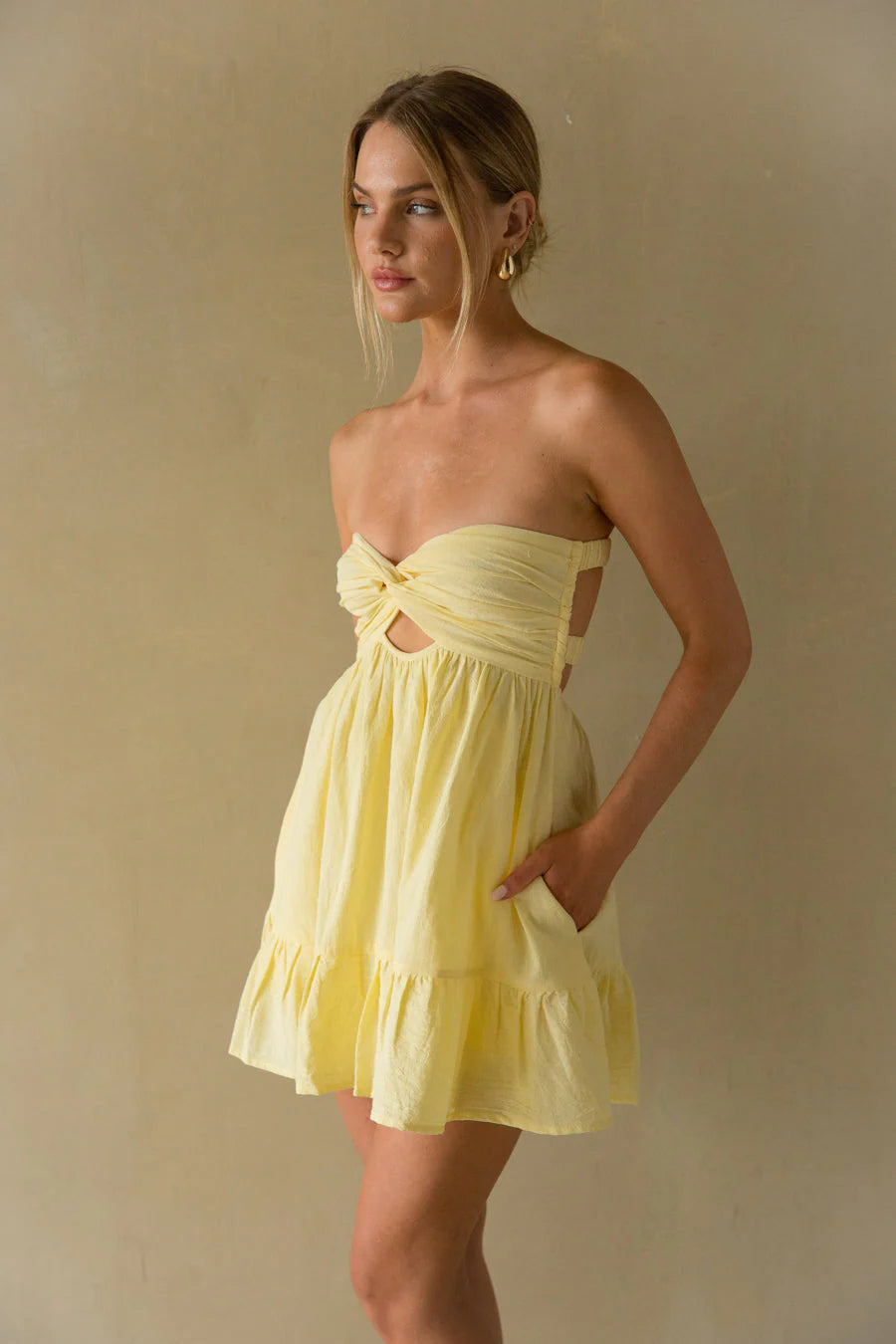 Savannah Twist Front Romper