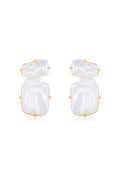 Double Pearl Earrings