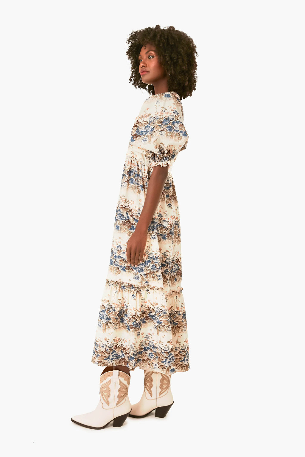 Misty Morning Palmer Dress