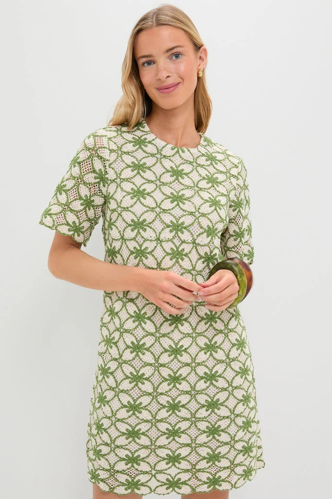 Fern Crochet Belclaire Dress