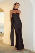 Madeleine Strapless Maxi Dress - Noir