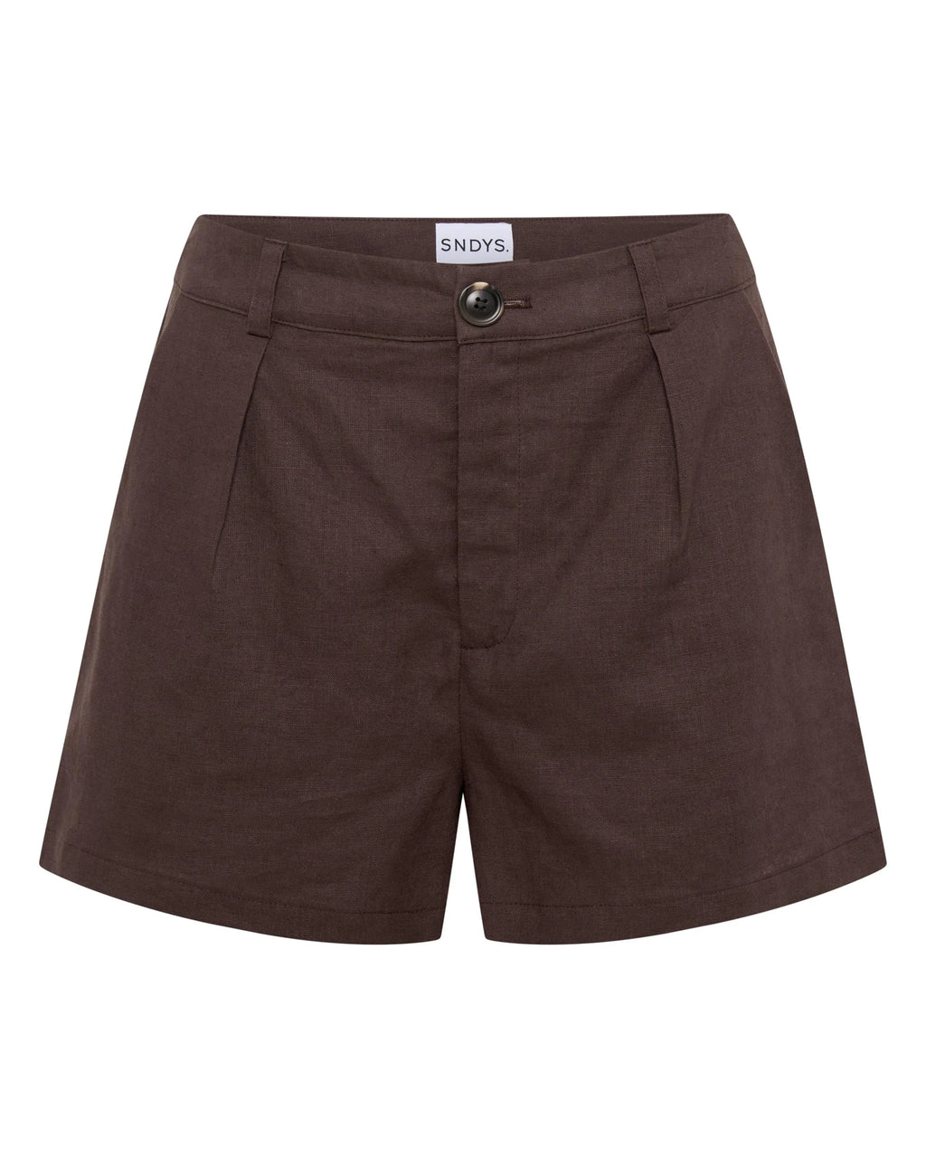 Hale Linen Short - Chocolate