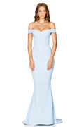 Nookie Allure Gown - Dusty Blue