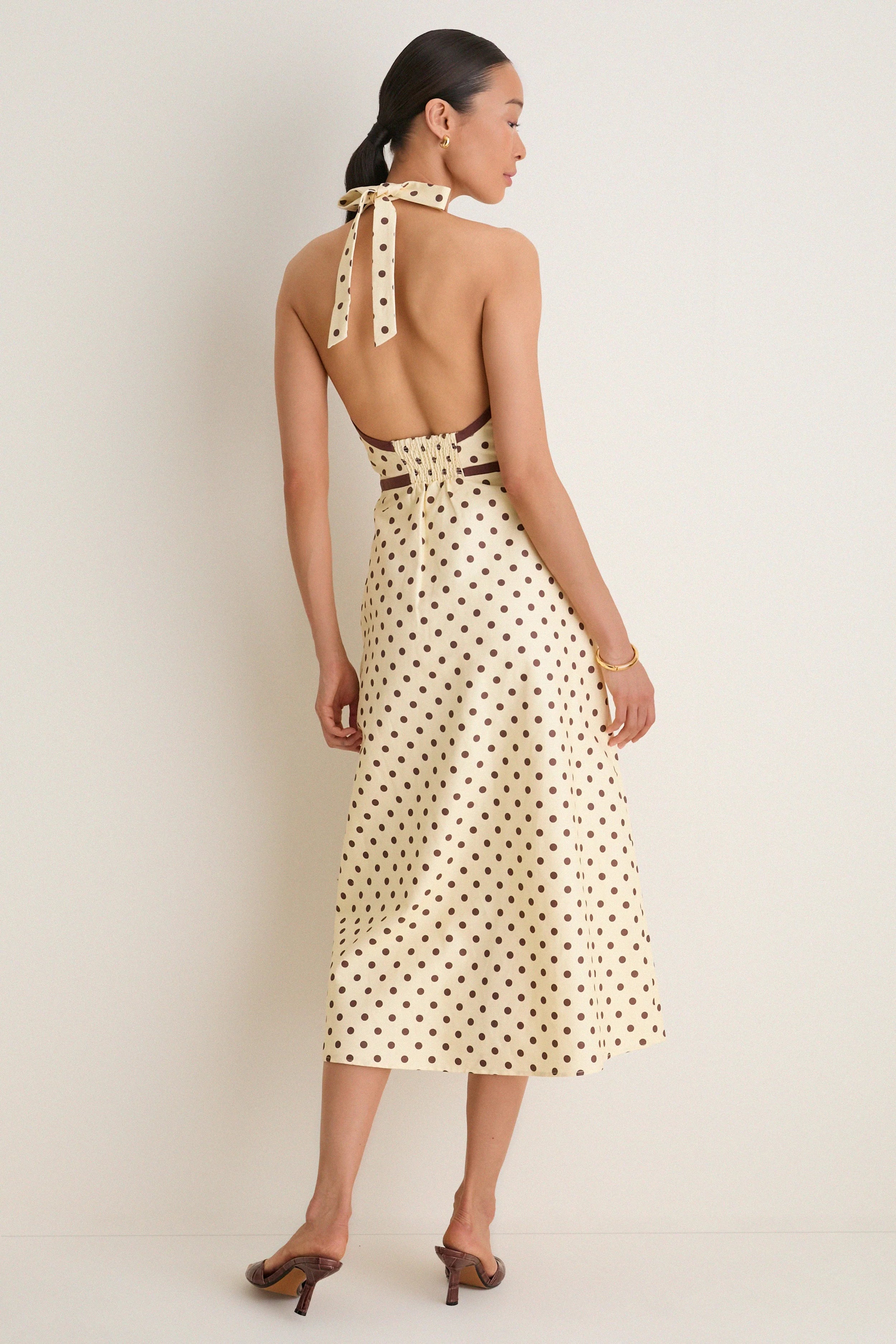 Vanilla and Chocolate Bowie Dress