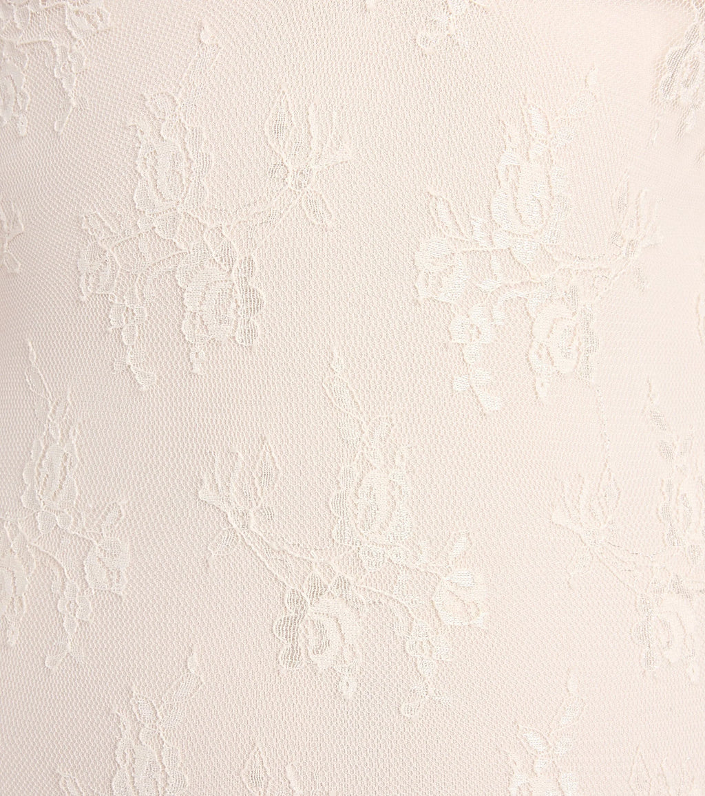 A Bit Flirty Lace Halter Dress